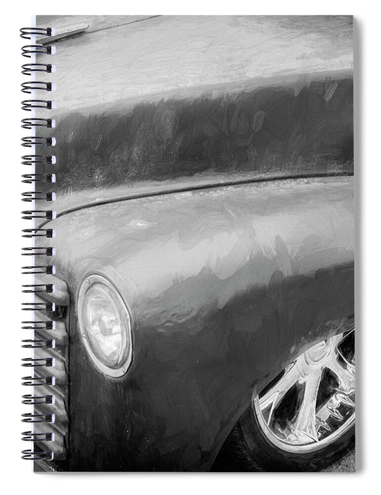 1948 Chevrolet 3100 Pick Up Truck Spiral Notebook featuring the photograph 1948 Chevy Pick up Truck Rat Rod by Rich Franco