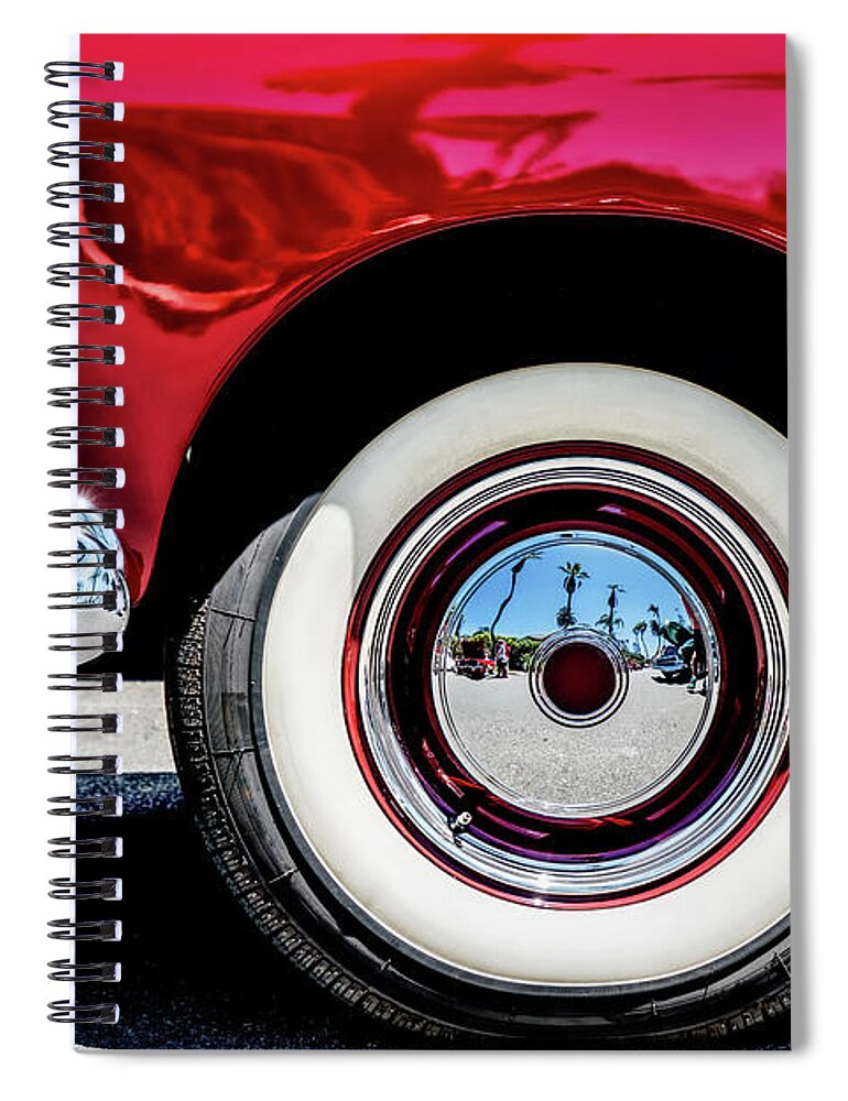 Auto Spiral Notebook featuring the photograph 1949 by Bill Chizek
