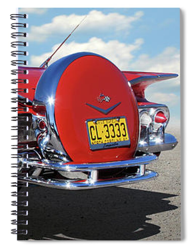 1960 Impala Spiral Notebook featuring the photograph 1960 Chevy Impala Convertible by Mike McGlothlen