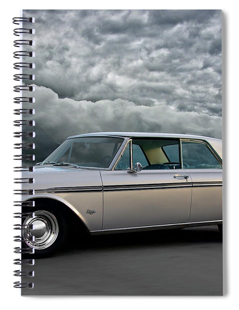 1962 Ford Galaxie 500 Xl Spiral Notebook featuring the photograph 1962 Ford Galaxie 500 XL by Dave Koontz