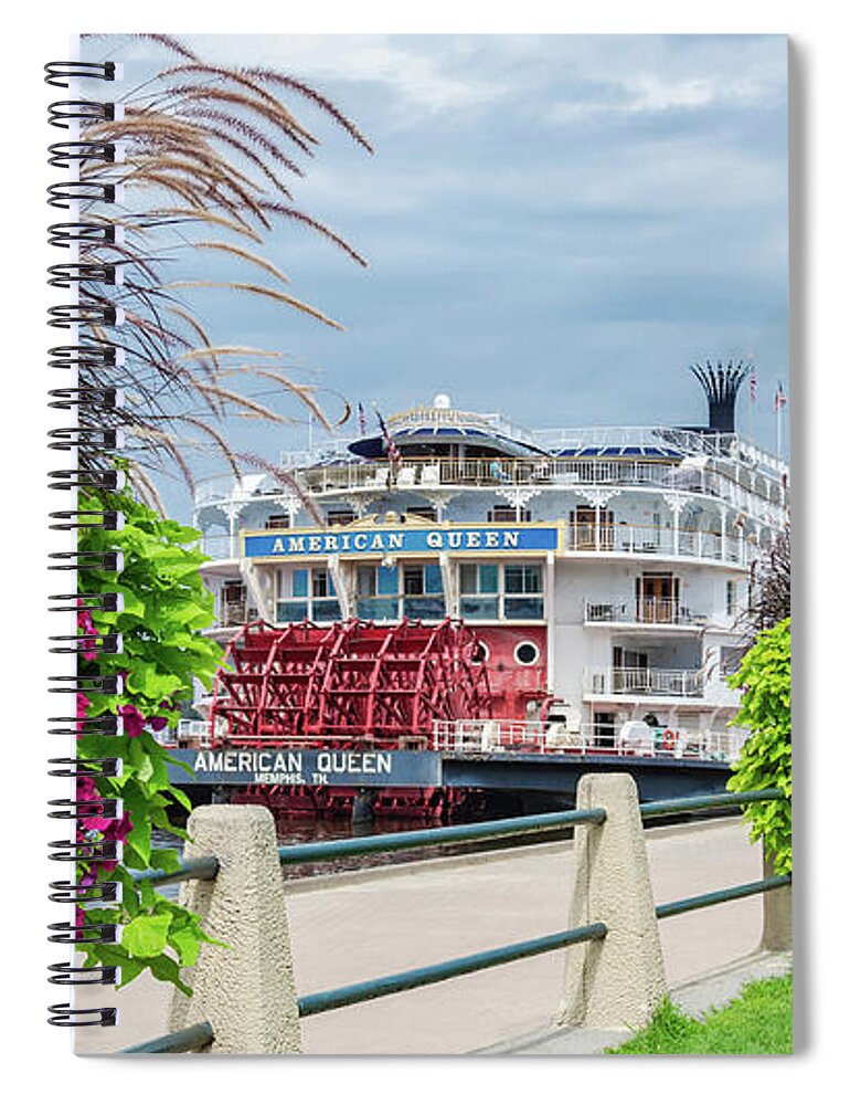 American Queen Spiral Notebook featuring the photograph American Queen #2 by Phil S Addis