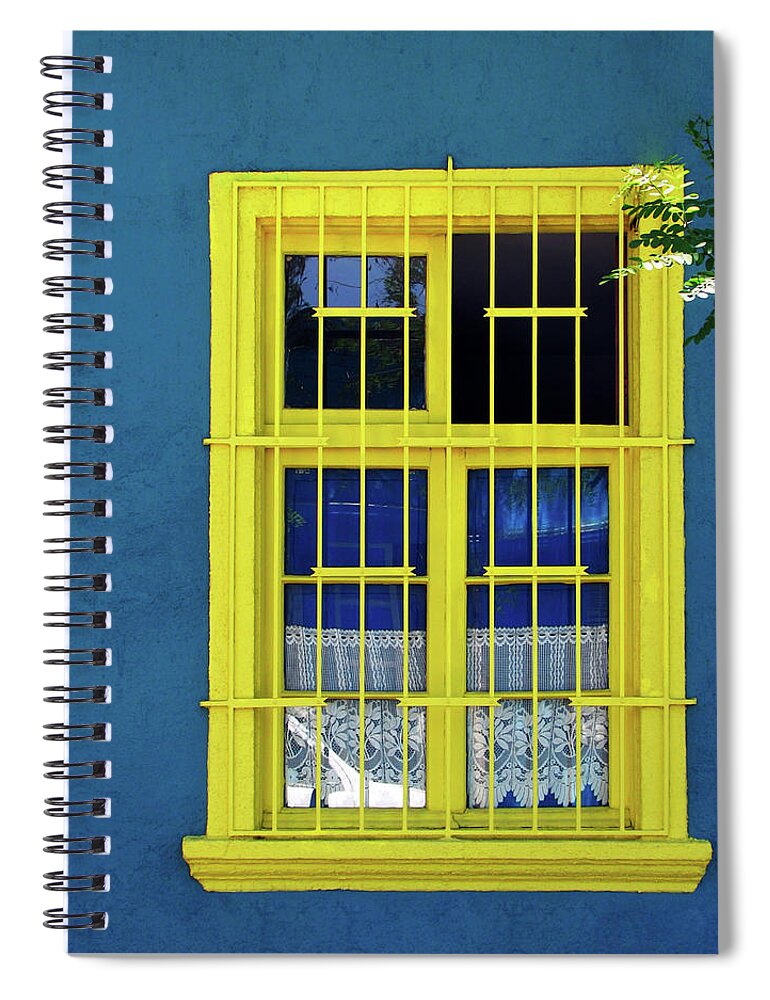 Streetscape Spiral Notebook featuring the photograph 2 Calle Santiago by Rick Locke - Out of the Corner of My Eye
