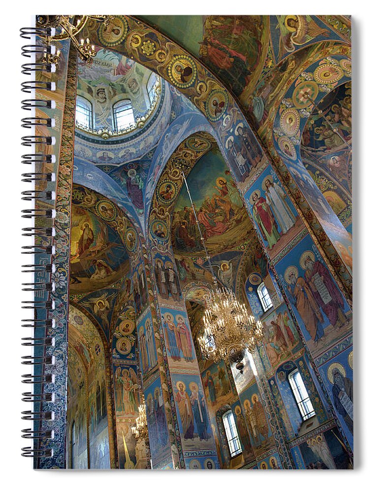 Arch Spiral Notebook featuring the photograph Church Of The Saviour On Spilled Blood #2 by Izzet Keribar