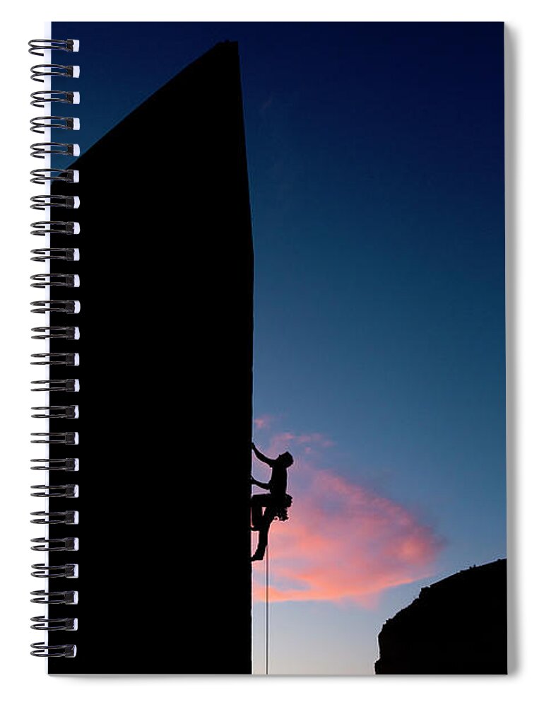 People Spiral Notebook featuring the photograph Malta Sport Climbing 2012 #2 by Corey Rich