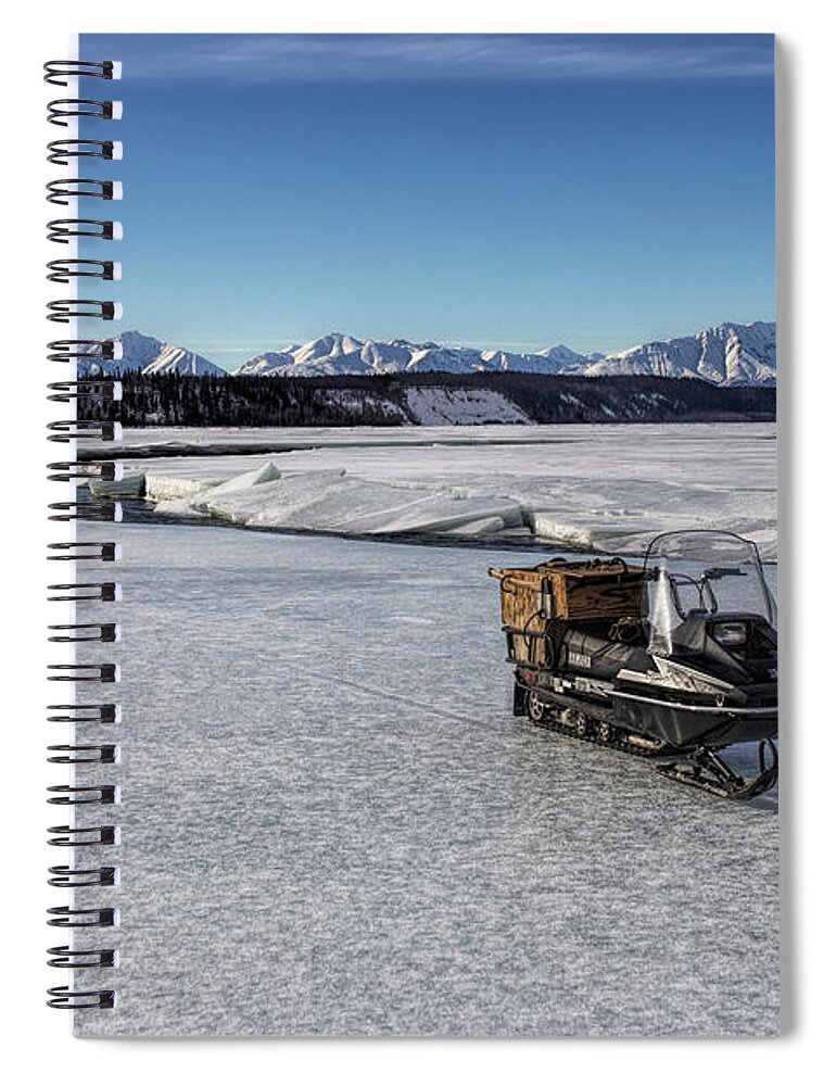 Alaska Spiral Notebook featuring the photograph Open Water by Fred Denner