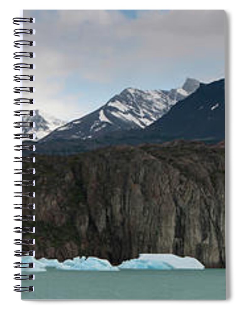 Tranquility Spiral Notebook featuring the photograph Patagonia #2 by Michael Leggero