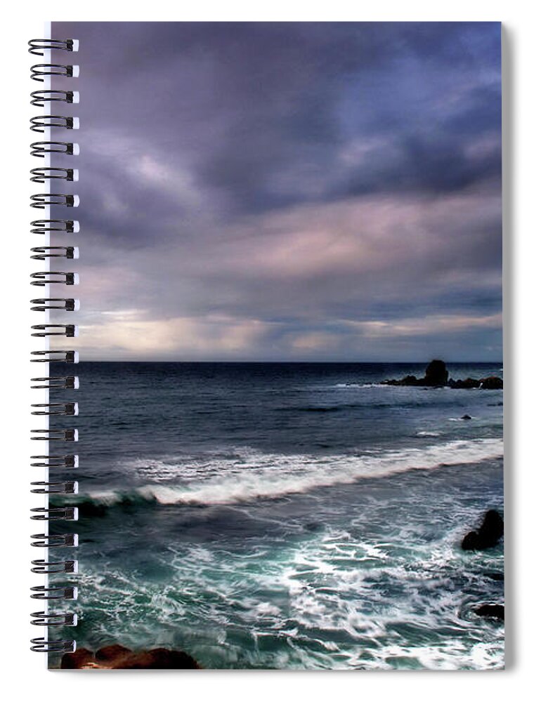 Tranquility Spiral Notebook featuring the photograph Pigeon Point Lighthouse #2 by Mitch Diamond