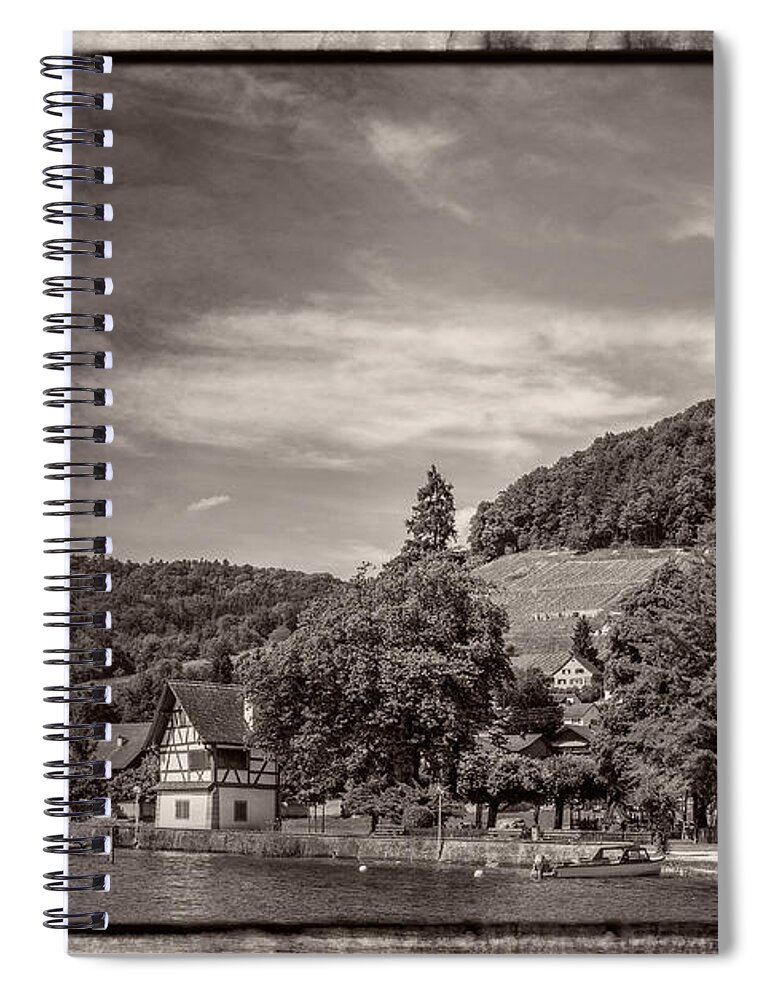 Stein-am-rhein Spiral Notebook featuring the photograph Stein am Rhein #1 by Bernd Laeschke