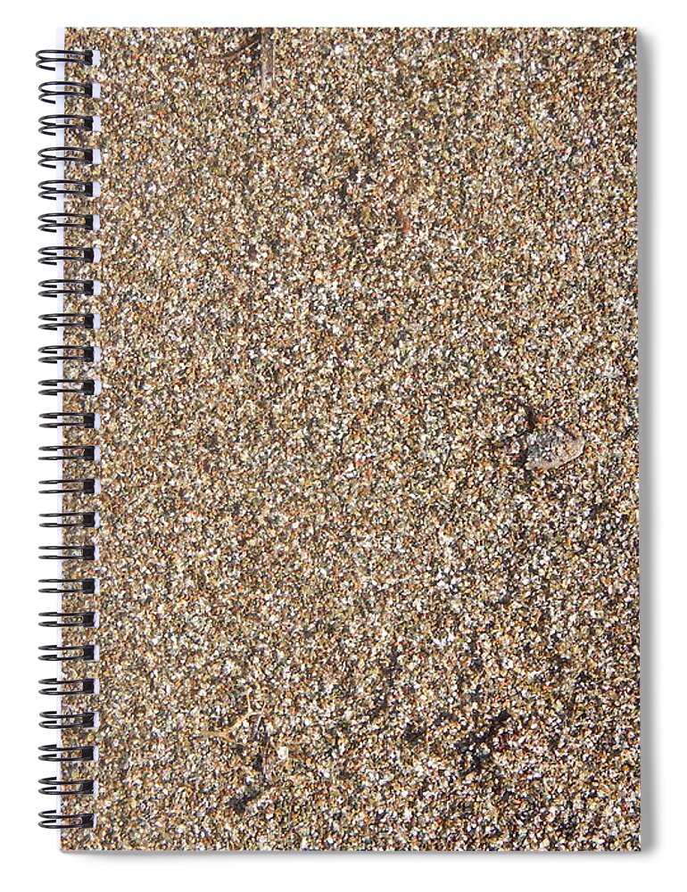 Stone Spiral Notebook featuring the photograph Texture natural stone masonry and paving #2 by Oleg Prokopenko