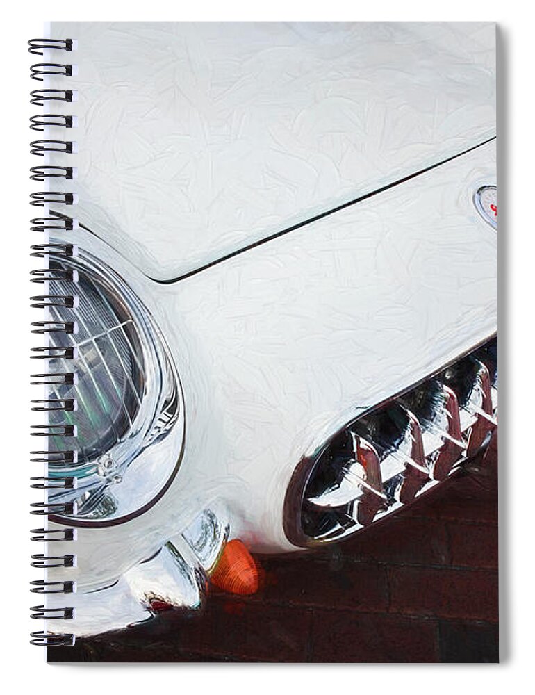 2003 Corvette Spiral Notebook featuring the photograph 2003 Corvette Commemorative Edition 201 by Rich Franco