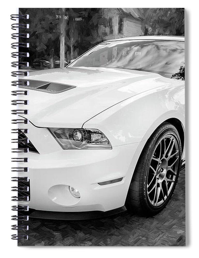 2012 Ford Mustang Shelby Gt500 Spiral Notebook featuring the photograph 2012 Ford Mustang Shelby GT500 by Rich Franco