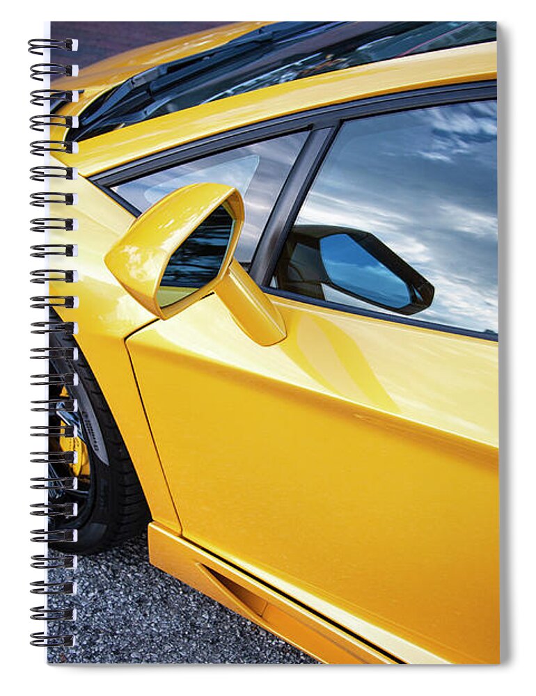 2013 Lamborghini Spiral Notebook featuring the photograph 2013 Lamborghini Aventador LP 700 4 x108 by Rich Franco