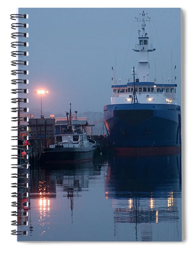 Dawn Spiral Notebook featuring the photograph Early Morning In Portland, Maine #24 by Jose Azel