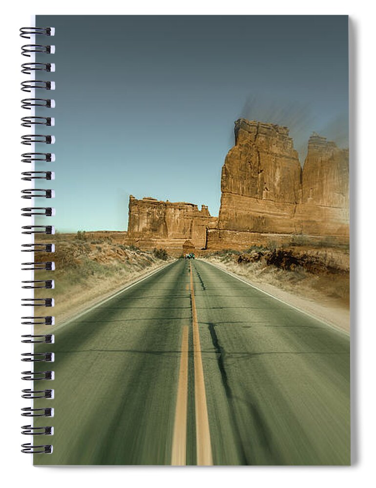 Arches National Park Spiral Notebook featuring the photograph Arches National Park by Raul Rodriguez