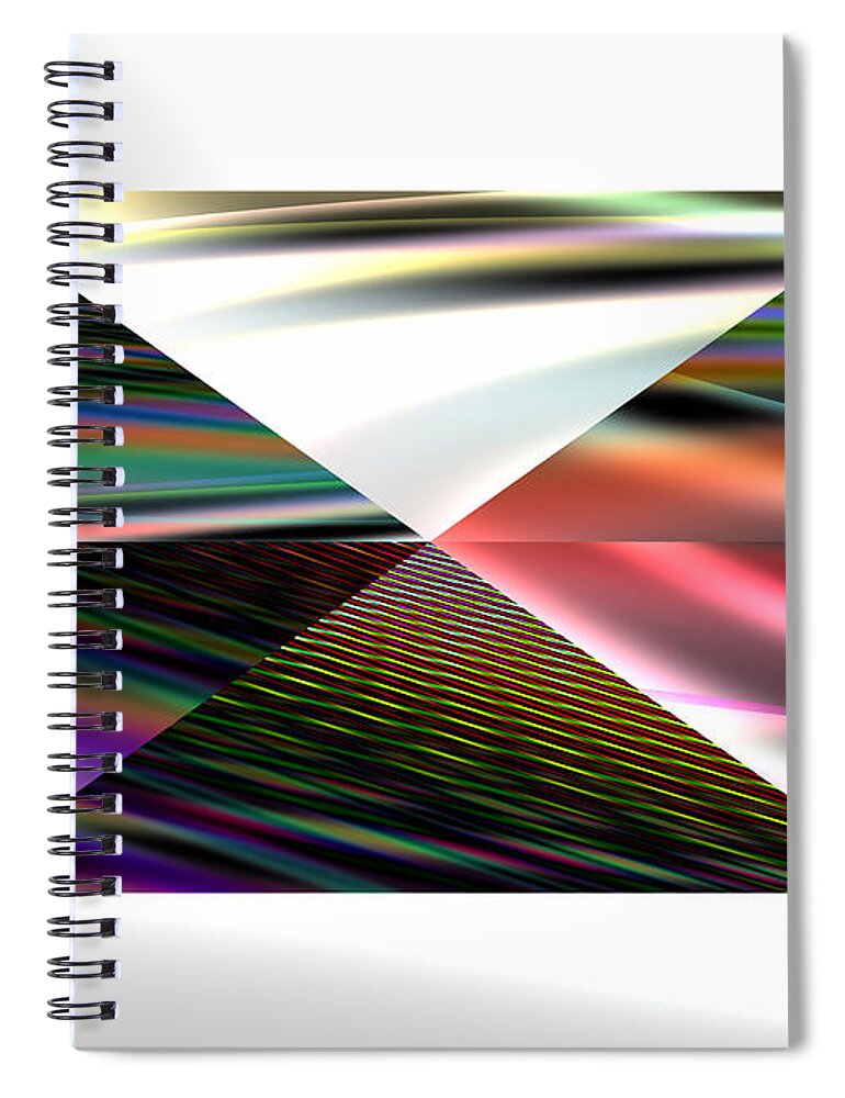 Triangle Shape Spiral Notebook featuring the photograph Graphical #3 by Imagenavi
