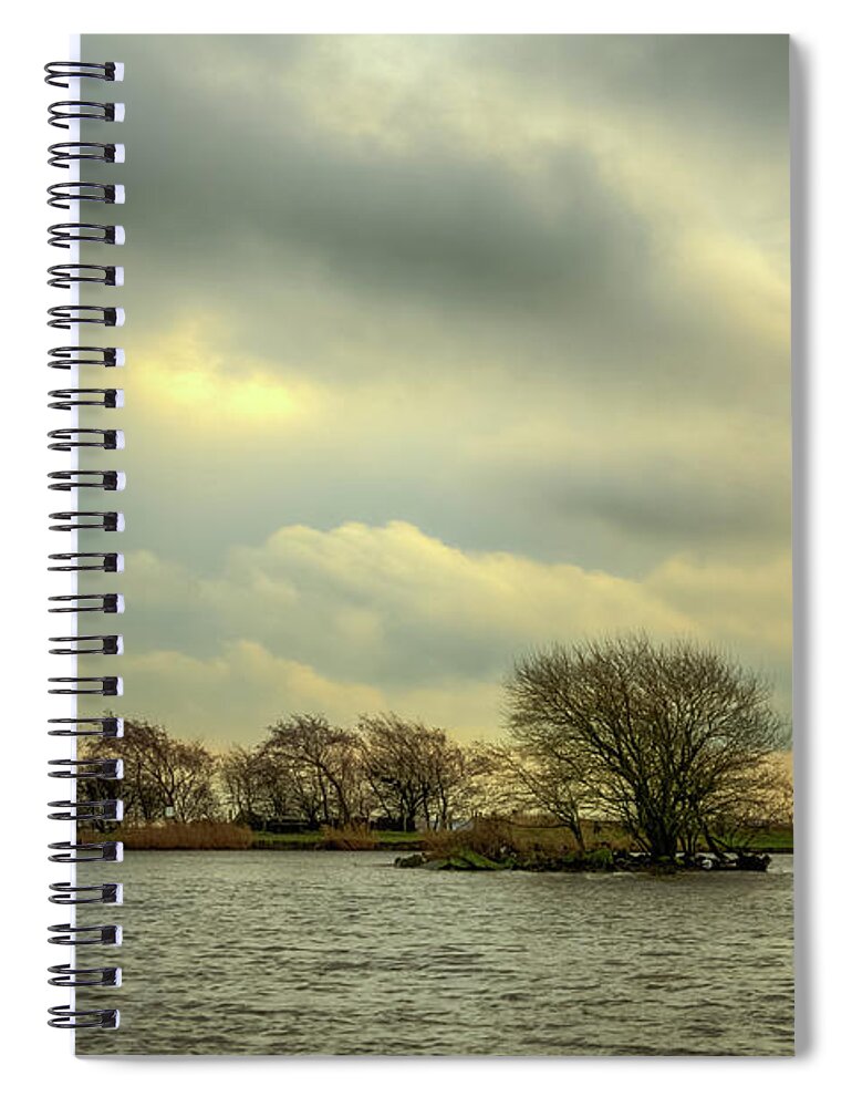 Airedale Spiral Notebook featuring the photograph Redcar Tarn in Keighley #3 by Mariusz Talarek