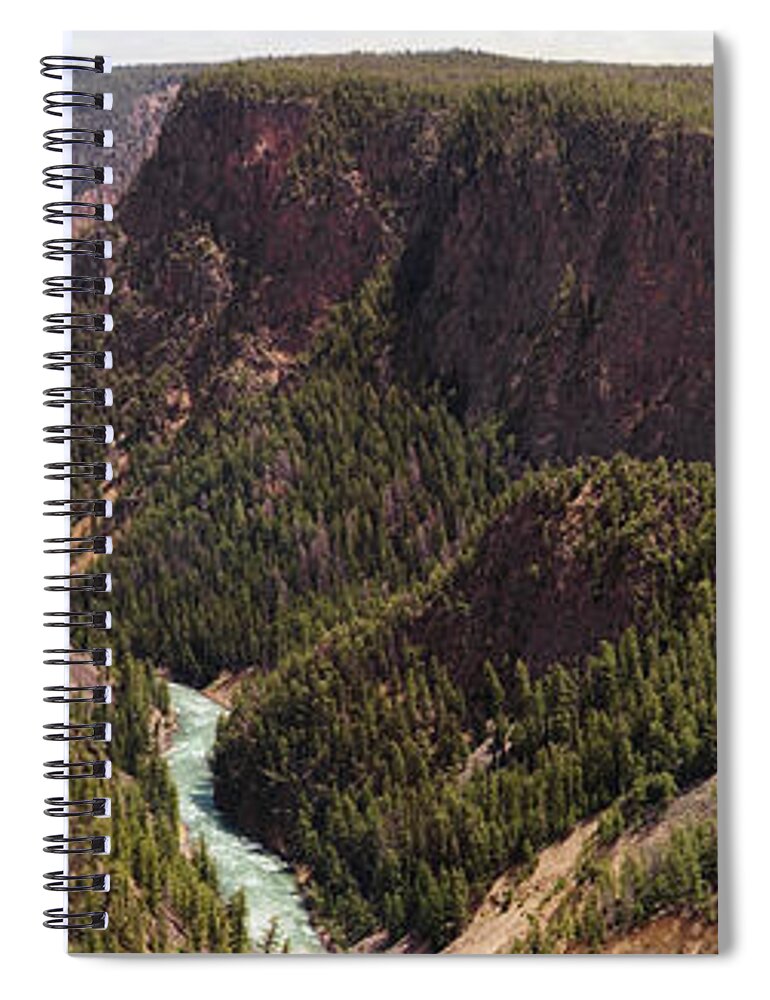 Scenics Spiral Notebook featuring the photograph Usa, Wyoming, Yellowstone National #3 by Philip Nealey