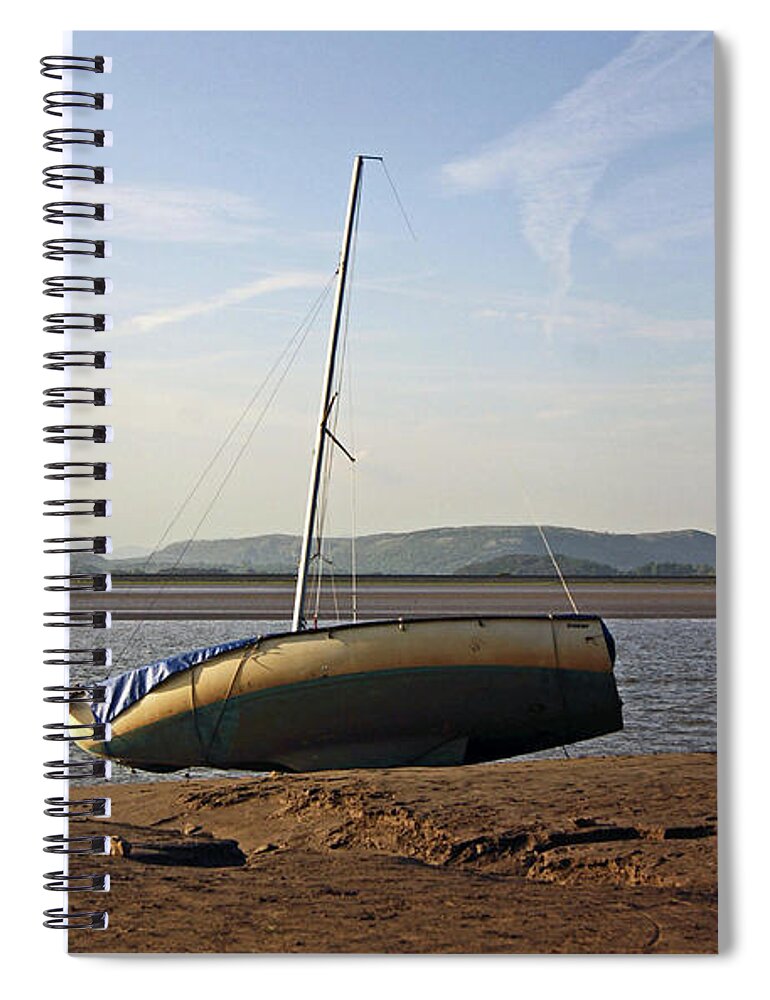 Cumbria Spiral Notebook featuring the photograph 31/05/14 CUMBRIA. Arnside. by Lachlan Main