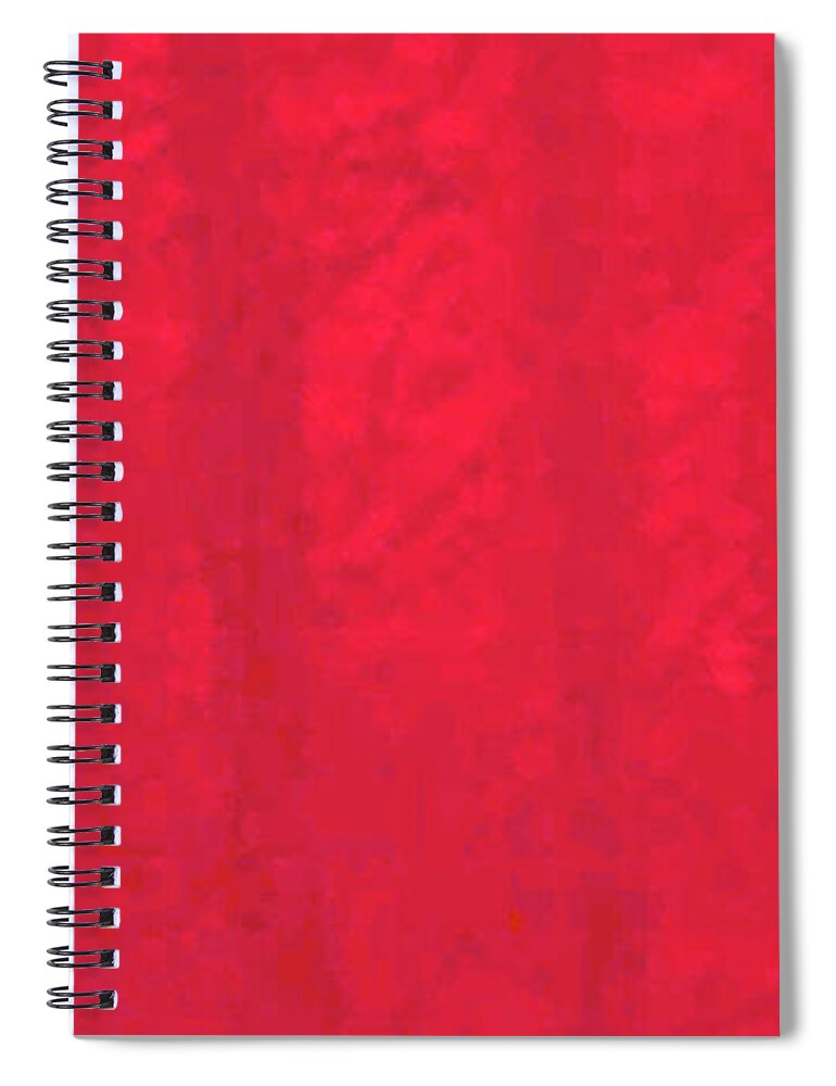 Walter Paul Bebirian: The Bebirian Art Collection Spiral Notebook featuring the digital art 4-22-2009pabcdegfhijklm by Walter Paul Bebirian