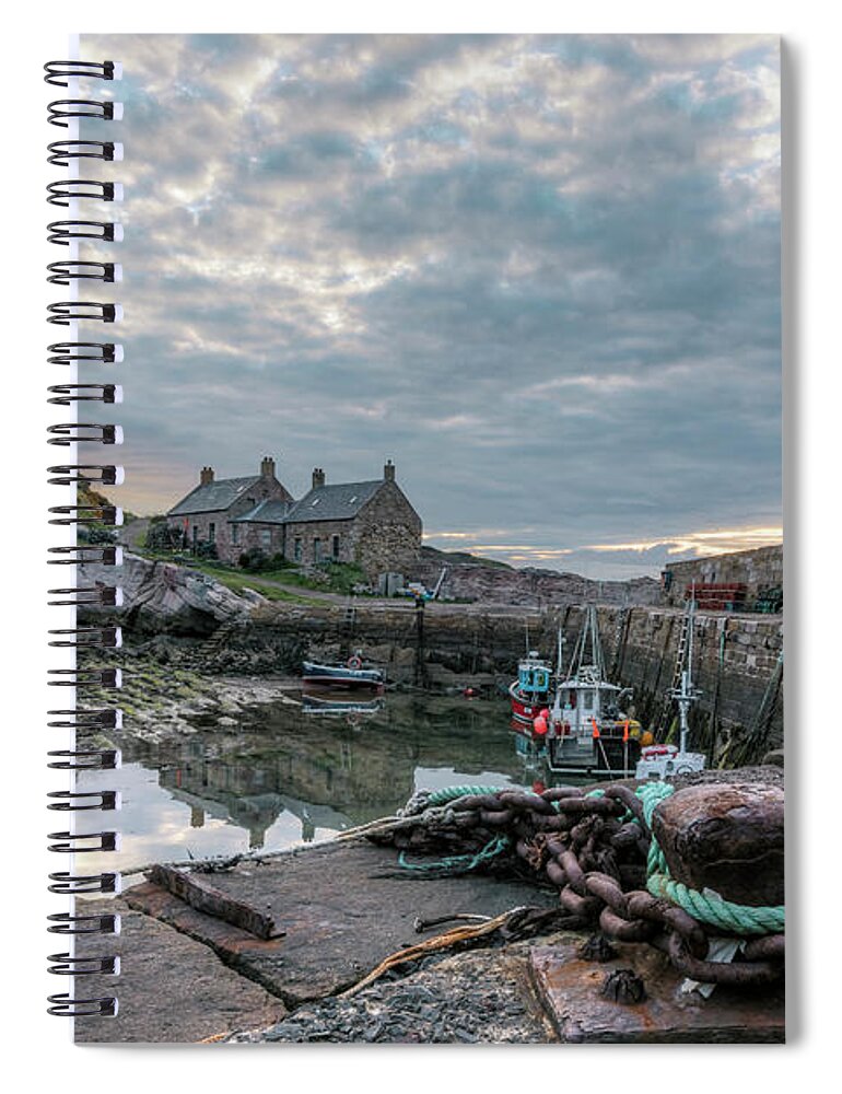 Cove Spiral Notebook featuring the photograph Cove - Scotland #4 by Joana Kruse