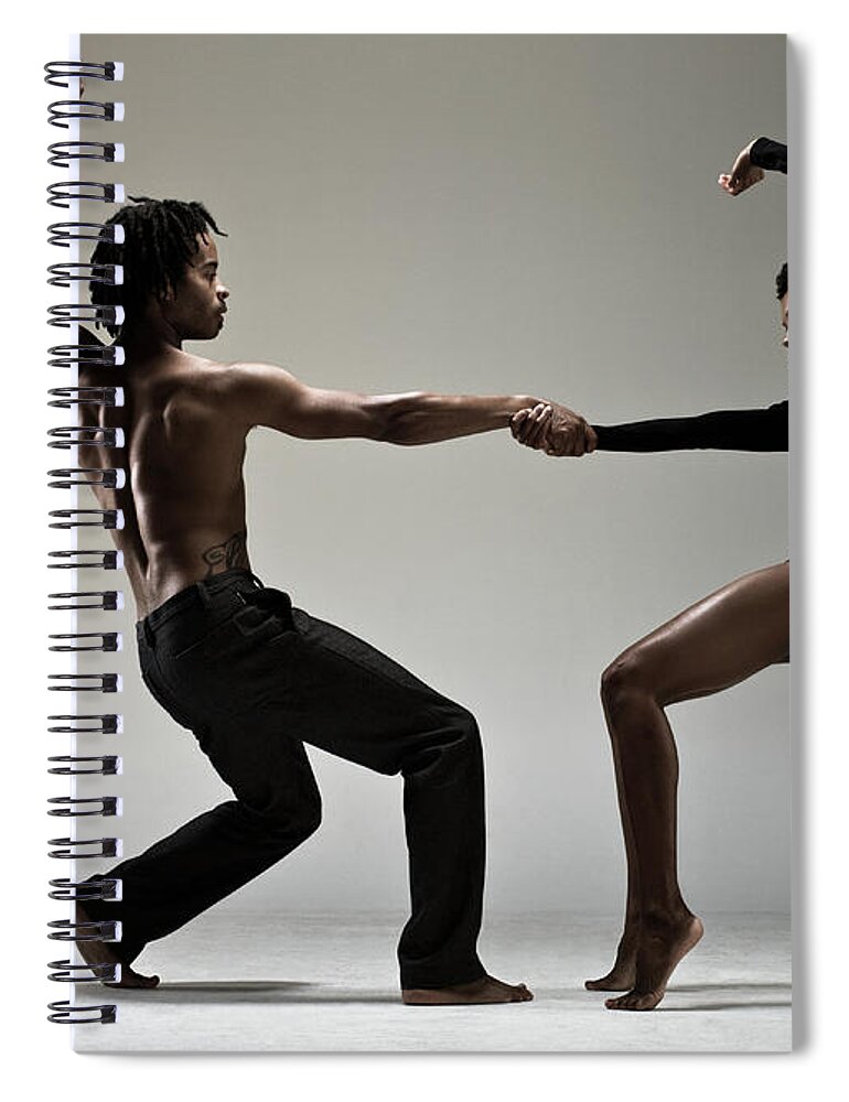 Human Arm Spiral Notebook featuring the photograph Dance Studio #4 by Patrik Giardino