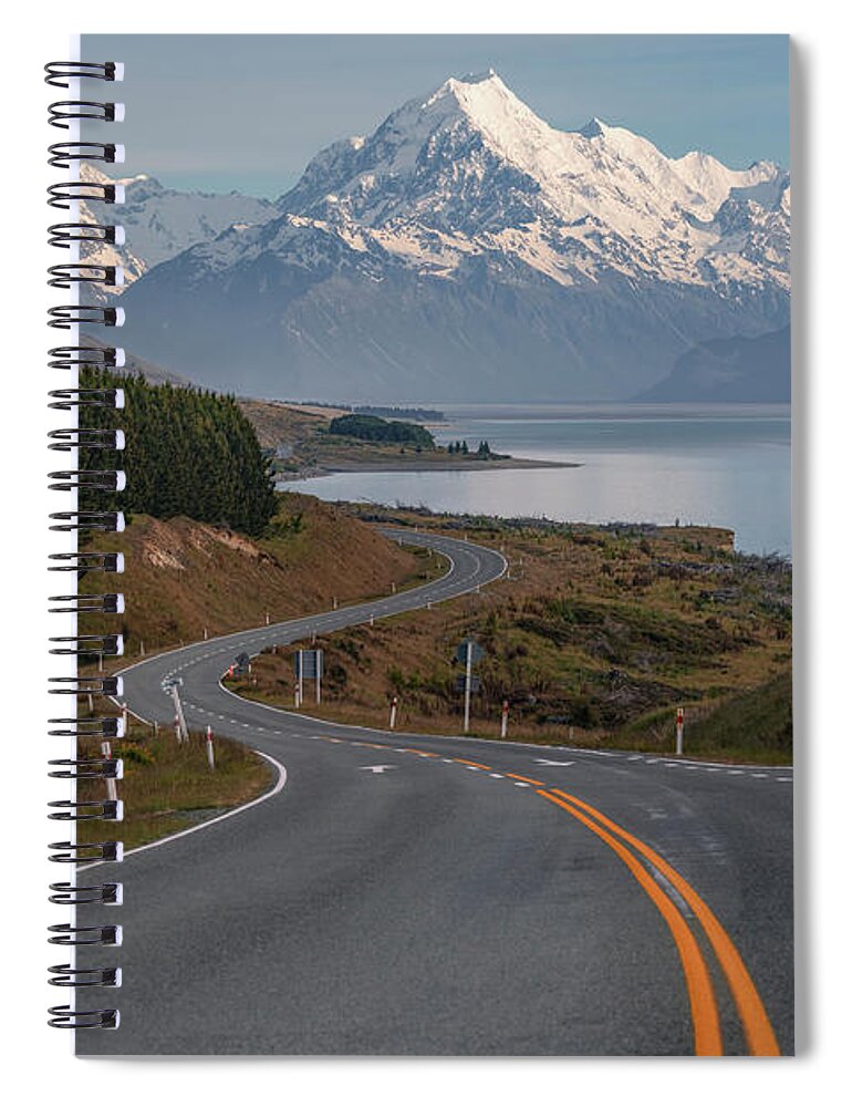Mount Cook Spiral Notebook featuring the photograph Mount Cook - New Zealand #4 by Joana Kruse