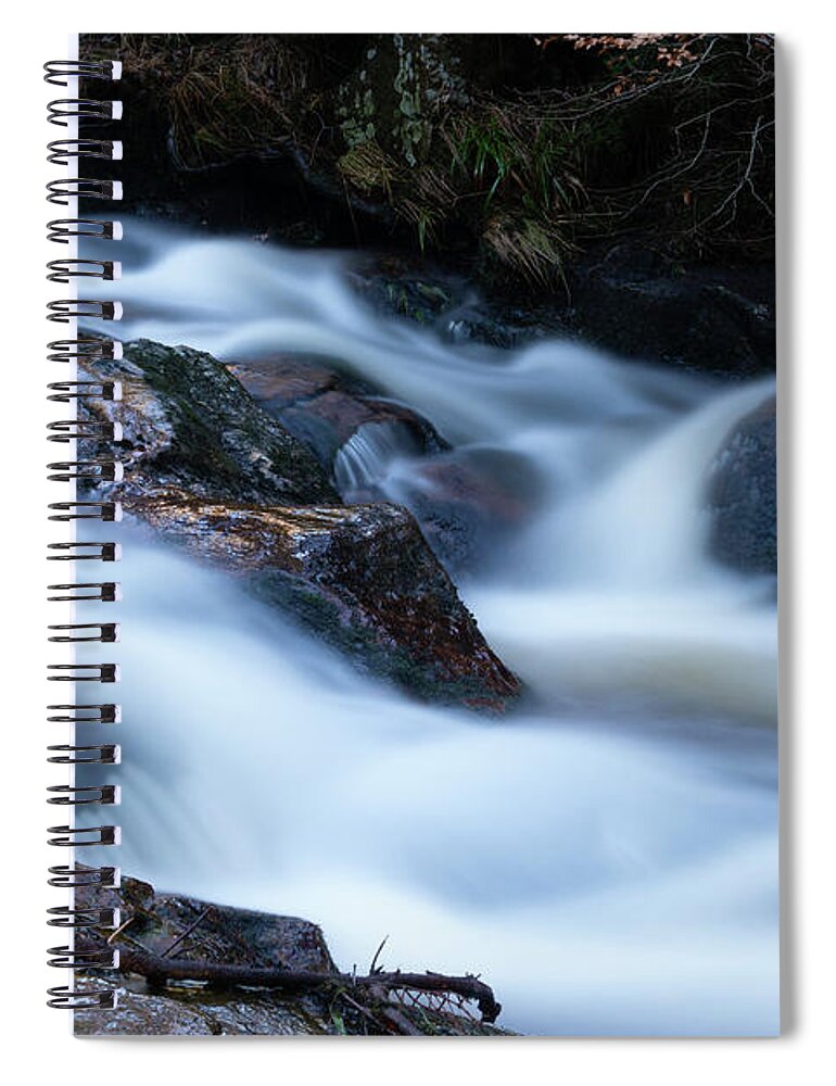 Nature Spiral Notebook featuring the photograph Warme Bode, Harz #4 by Andreas Levi