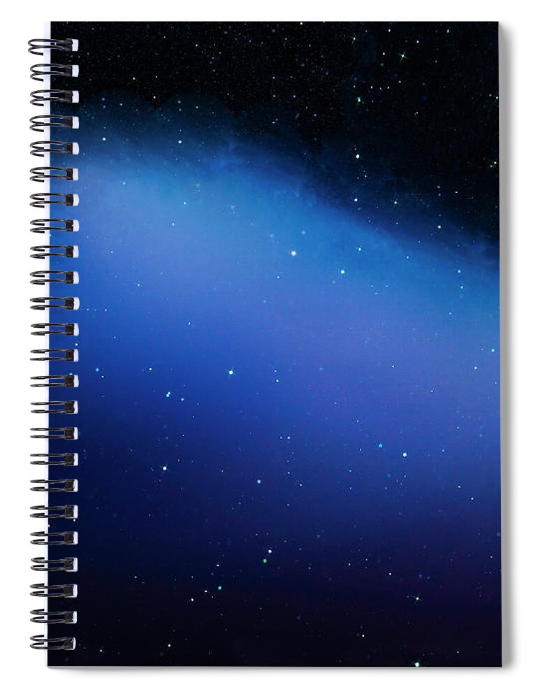 Majestic Spiral Notebook featuring the photograph Space Image In The Studio #5 by Level1studio