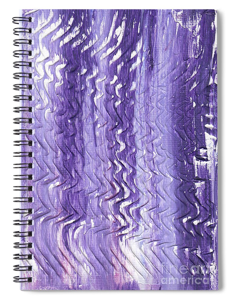  Spiral Notebook featuring the painting 50 by Sarahleah Hankes