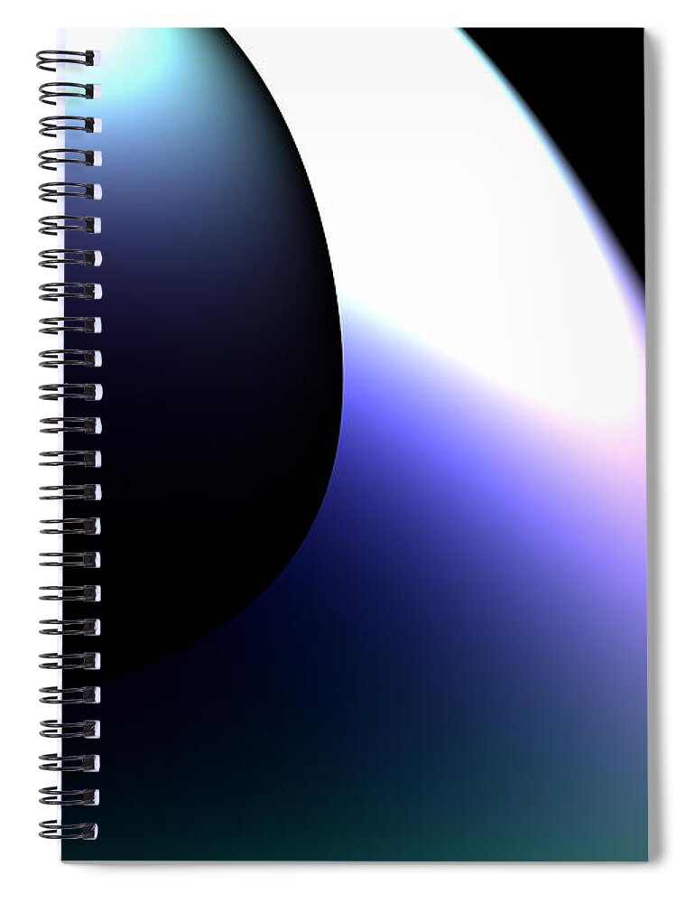 Curve Spiral Notebook featuring the photograph Graphical #6 by Imagenavi