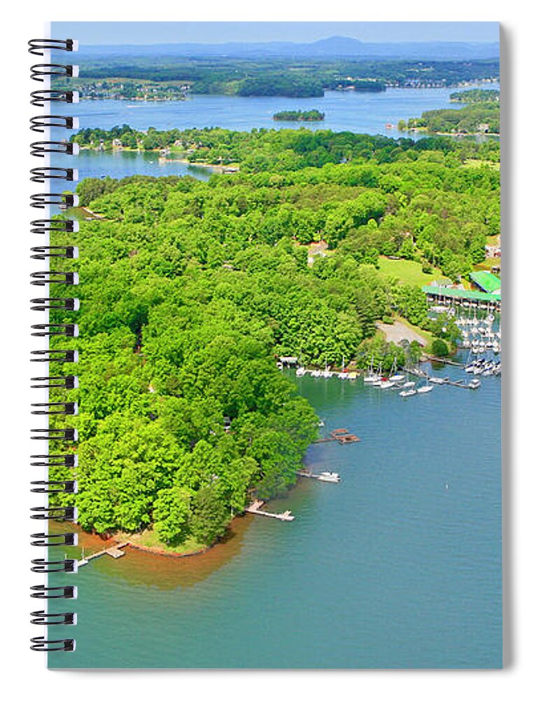 Smith Mountain Lake Spiral Notebook featuring the photograph Smith Mountain Lake, Va. #7 by The James Roney Collection