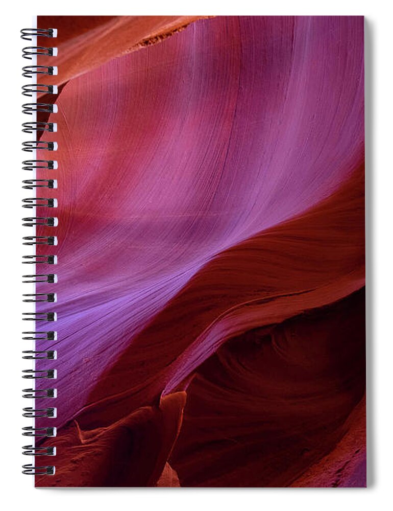 Artistic Spiral Notebook featuring the photograph The Earth's Body 9 #1 by Mache Del Campo
