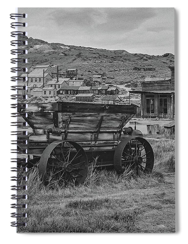 Bodie Spiral Notebook featuring the photograph Bodie California #9 by Mike Ronnebeck