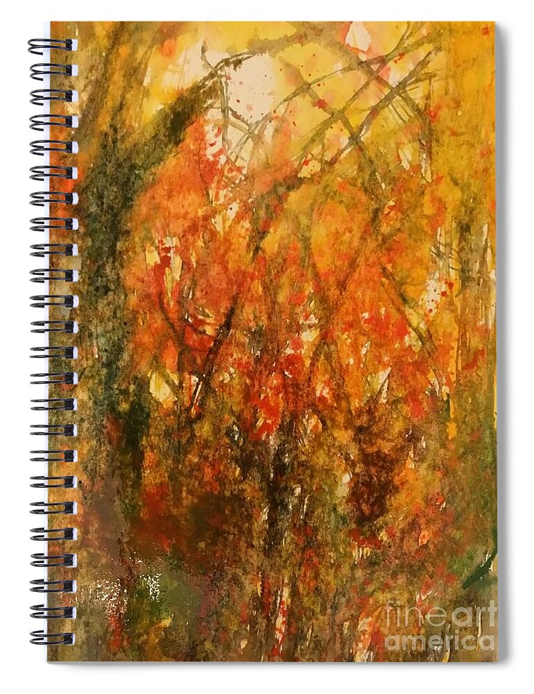 912019 Spiral Notebook featuring the painting 912019 by Han in Huang wong