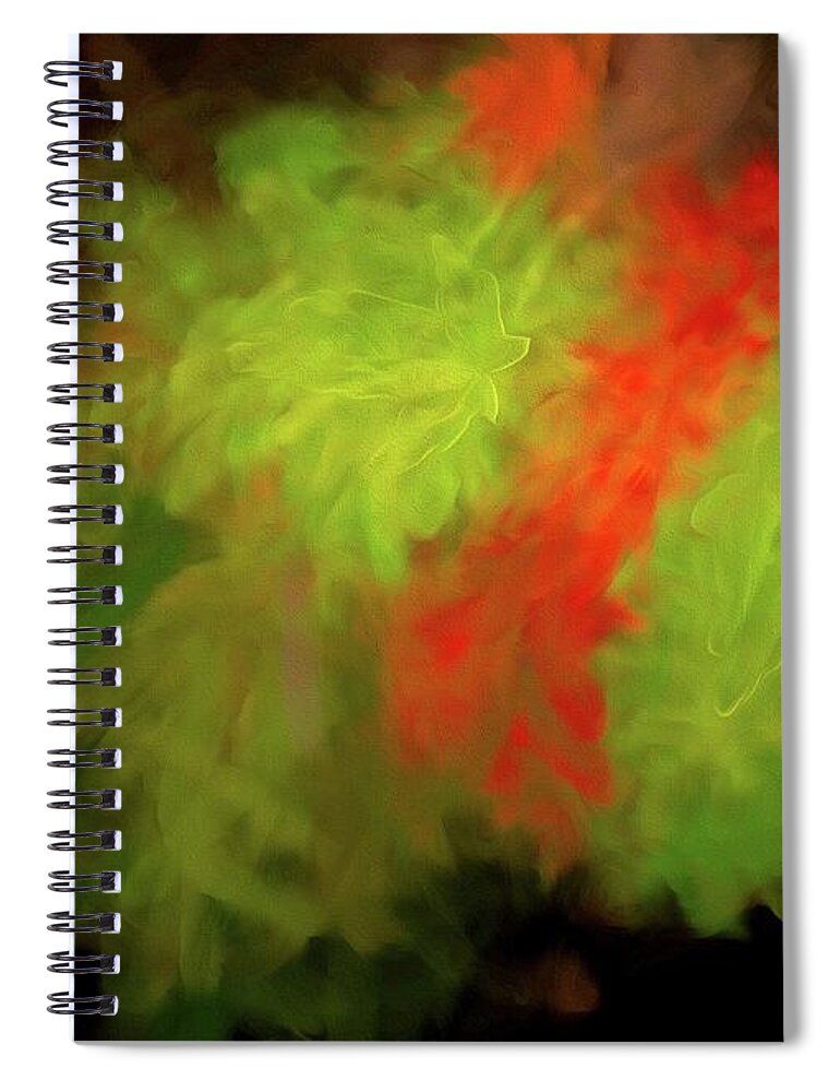 Background Spiral Notebook featuring the digital art Abstract No. 60 by Steve DaPonte
