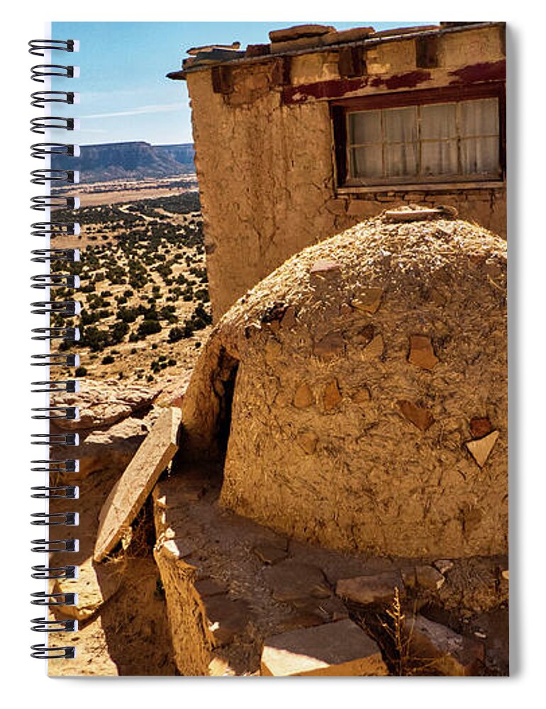 Acoma Spiral Notebook featuring the photograph Acoma by Segura Shaw Photography