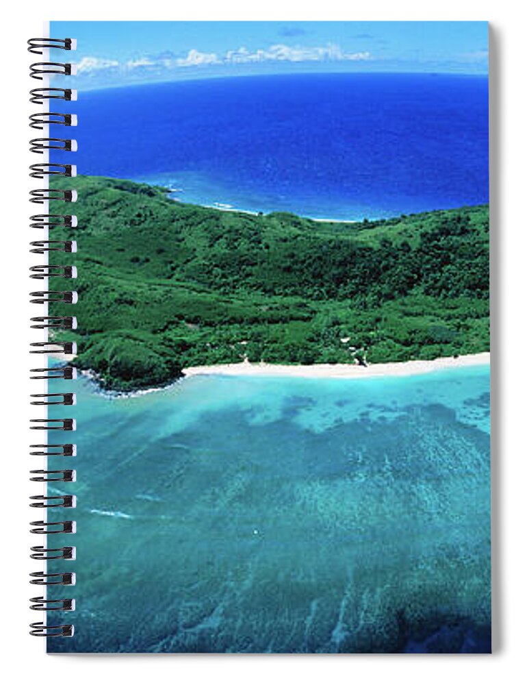 Scenics Spiral Notebook featuring the photograph Aerial Of Tokoriki Island by Holger Leue