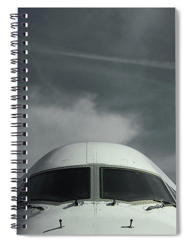 Tranquility Spiral Notebook featuring the photograph Aircraft by Laurent Chantegros