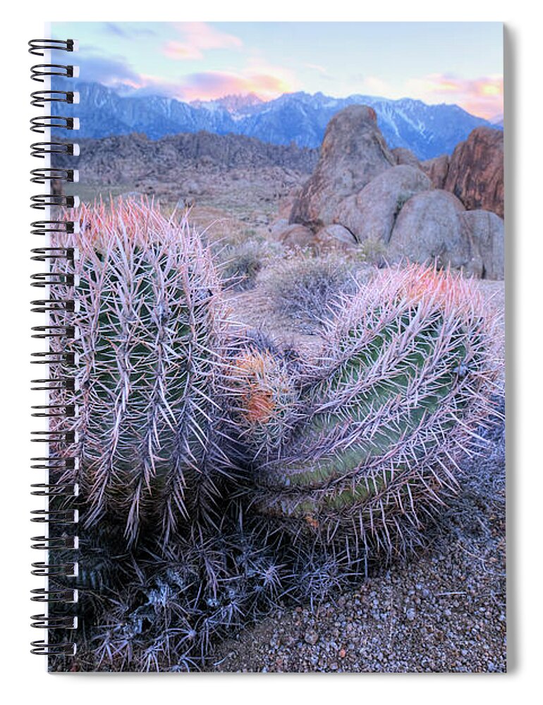 Tranquility Spiral Notebook featuring the photograph Alabama Hills by Mason Cummings