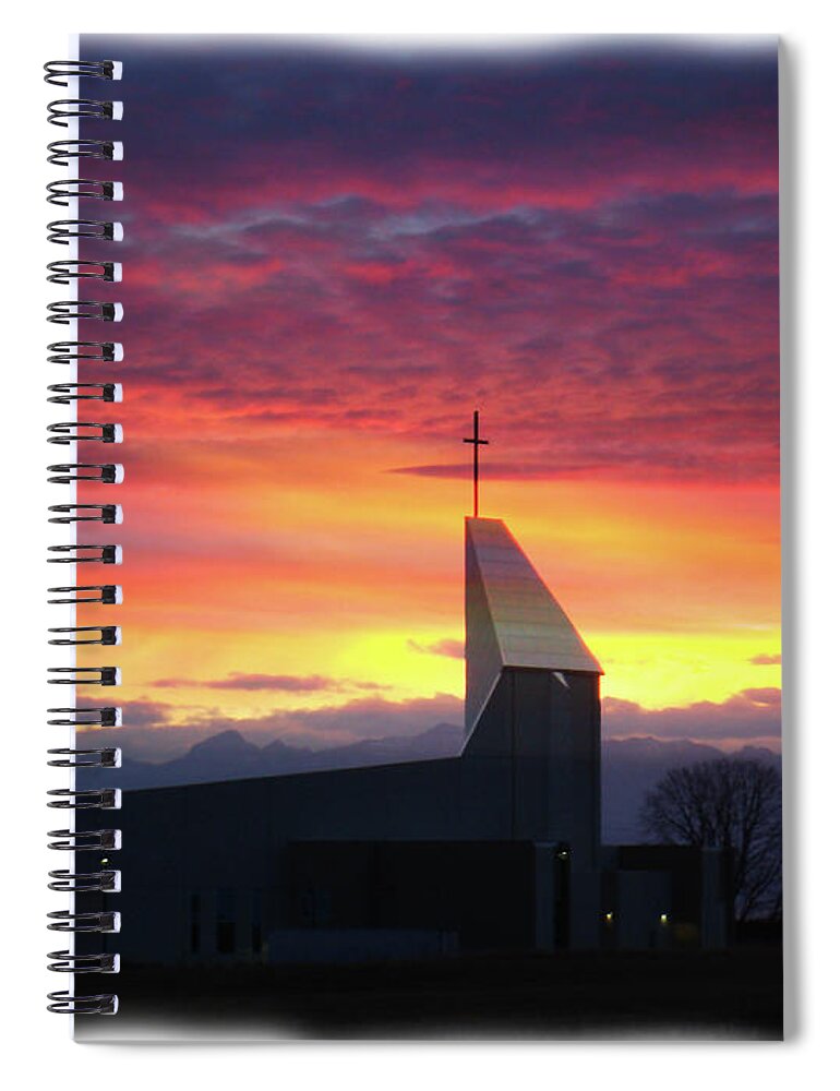 God's Spiral Notebook featuring the photograph Alberta, God's Country by Al Bourassa