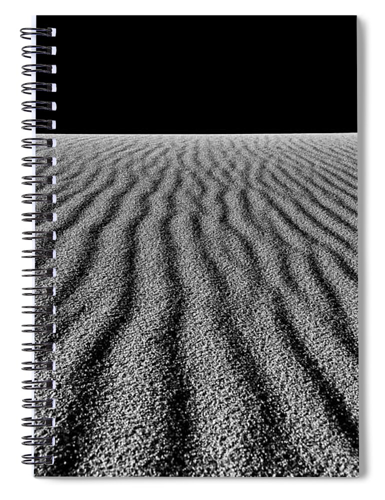 Black And White Spiral Notebook featuring the photograph Alien Landscapes 1 by Rand Ningali