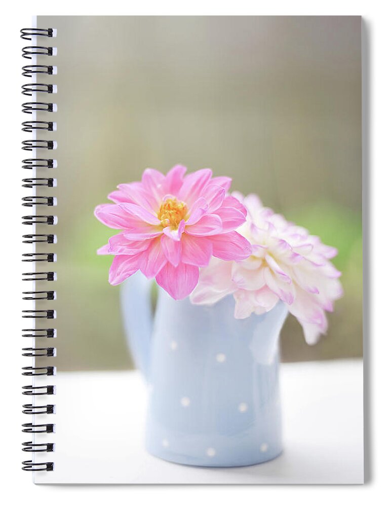 Tranquility Spiral Notebook featuring the photograph All Human Wisdom Is Summed Up In Two by Natalia Campbell Of Nc Photography