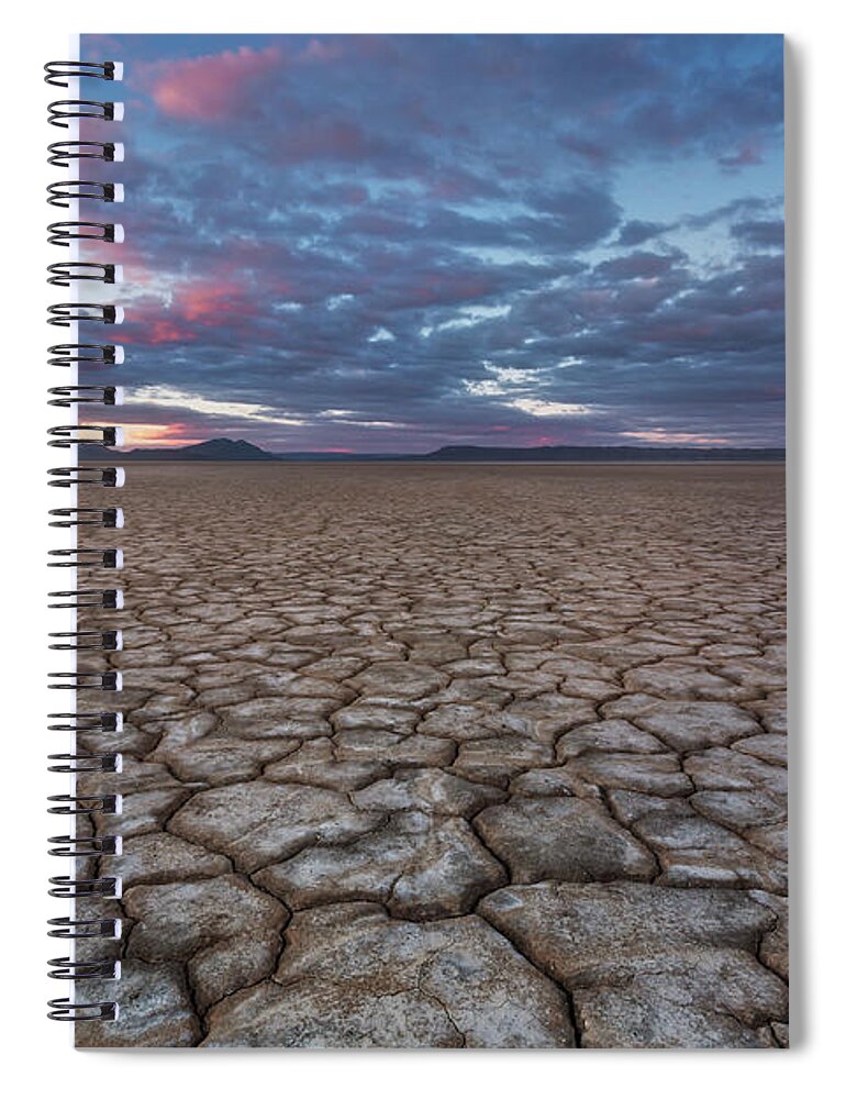 Tranquility Spiral Notebook featuring the photograph Alvord Desert by Jeremy Cram Photography