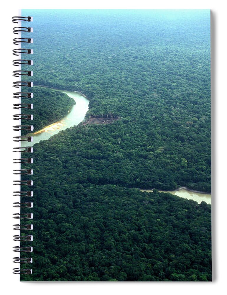 Tropical Rainforest Spiral Notebook featuring the photograph Amazon Planet by Am29