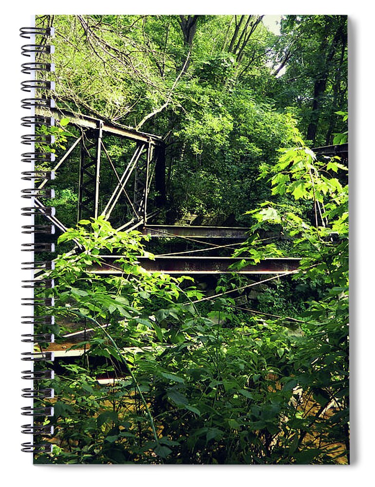 Ancient Entrance Spiral Notebook featuring the photograph Ancient Entrance 2 by Cyryn Fyrcyd