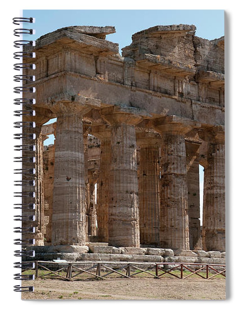 Majestic Spiral Notebook featuring the photograph Ancient Greek Ruins by Stuart Mccall