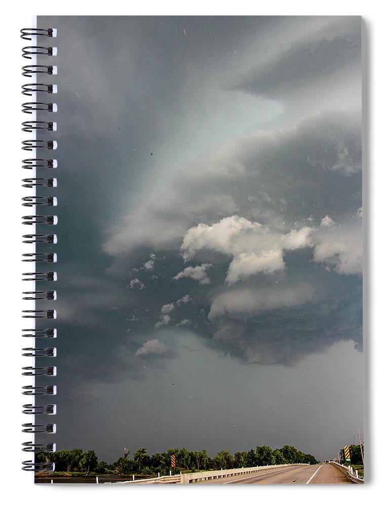 Nebraskasc Spiral Notebook featuring the photograph Another Stellar Storm Chasing Day 019 by NebraskaSC