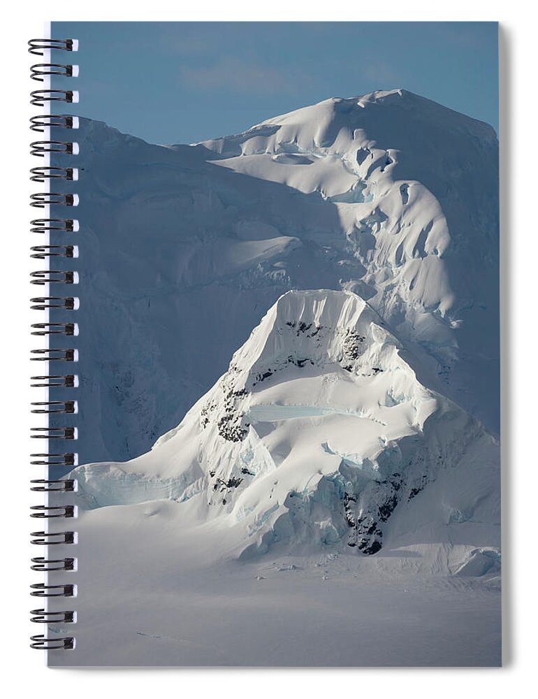 Scenics Spiral Notebook featuring the photograph Antarctica, Snow Hill Island, Glaciers by Paul Souders