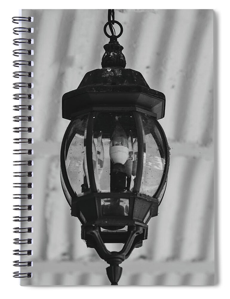 Photograph Spiral Notebook featuring the photograph Antique Light by Kelly Thackeray