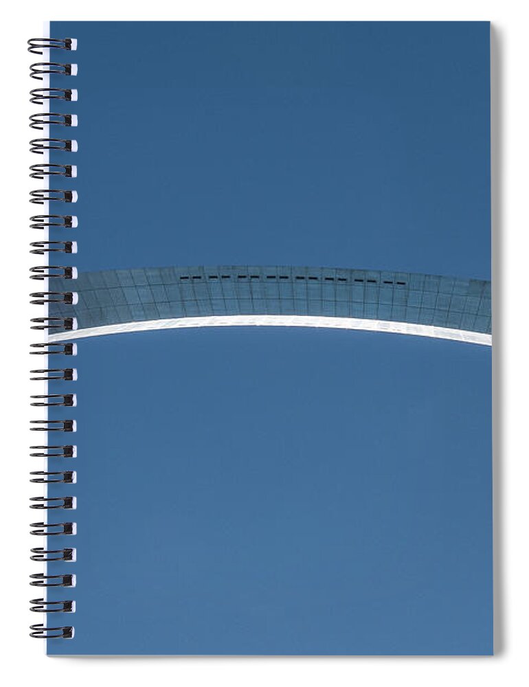 Arch Spiral Notebook featuring the photograph Arch Bend by Joan Wallner